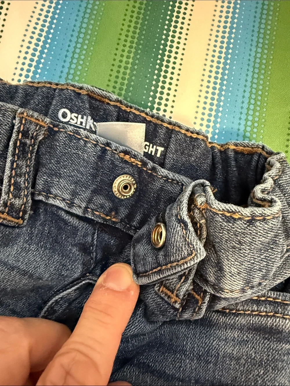 Kids Dark Blue Denim Jeans